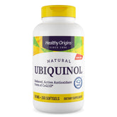 Healthy Origins CoQ10 Ubiquinol 50mg capsules front view