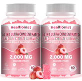 Healtionist Calcium Citrate Gummies 2000mg front view