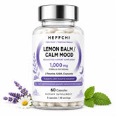 Heffchi Lemon Balm Capsules 60 Count front view