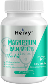 Heivy Calm & daily wellness Tablets 60 Count front view with berry flavour