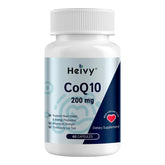 Heivy CoQ10 200mg capsules front view with packaging