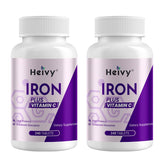 Heivy Iron Supplement 240 Tablets front view