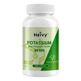 Heivy Potassium Citrate Capsules 500 count bottle front view