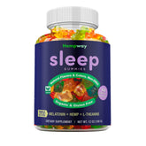 HEMPWAY Hemp Sleep Gummies front view with packaging