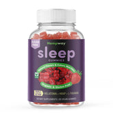 HEMPWAY Hemp Sleep Gummies Sugar Free Vegan 60 count front view