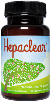 Hepaclear Milk Thistle Liver Support Supplement front view