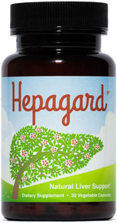 Hepagard Milk Thistle Liver Support Supplement bottle front view