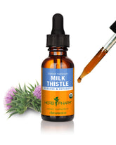 Herb Pharm Milk Thistle Tincture 1 oz bottle front view