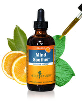 Herb Pharm Mind Soother™: Orange Kava Liquid 4 oz bottle front view