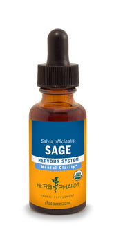 Herb Pharm Sage Liquid Extract 23g front view