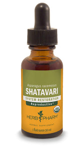 Herb Pharm Shatavari Liquid Extract 28g front view
