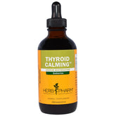 Herb Pharm Thyroid Calming Tincture 113g front view with label