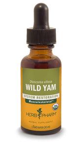 Herb Pharm Wild Yam Liquid Extract 28g front view