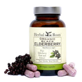 Herbal Roots Elderberry Extract Capsules front view