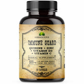 HERBALICIOUS Quinine Herbal Supplement 60 Capsules front view