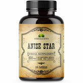HERBALICIOUS Star Anise Supplement 100 capsules front view