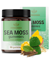 HERBAMAMA Sea Moss Gummies bottle front view with label