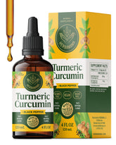 HERBAMAMA Turmeric Curcumin Liquid Drops 670mg front view