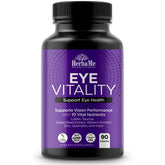 HerbaMe Lutein Eye Support Capsules front view with packaging