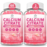 Herbance Calcium Citrate Gummies 1200mg front view with packaging