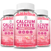Herbance Calcium Citrate Gummies 1200mg front view with packaging