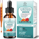 Herbance Cortisol Liquid Drops front view 132g