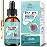Herbance Zeolite Drops bottle front view with orange label