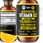 HERBIFY Vitamin D3 Drops 10000 IU front view