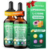 HevChay L-Lysine Liquid Supplement 1000mg front view