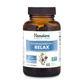 Himalaya Ashwagandha+ daily wellness Herbal Supplement 60 Capsules front view