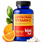 HINI Liposomal Vitamin C 500mg capsule bottle front view