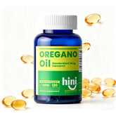 HINI Oregano Oil Softgels 120 Count front view