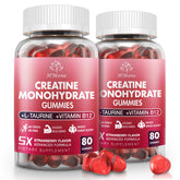 HMone Creatine Monohydrate Gummies bottle front view with 160 count