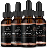 HMone Organic Hemp Oil bottle front view