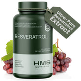 HMS Nutrition Resveratrol Supplement 1400mg front view