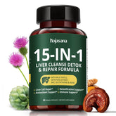 HojaSana Milk Thistle Liver Support Supplement 60 Capsules front view