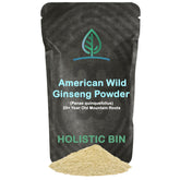 Holistic Bin Wild American Ginseng Root Powder front view