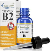 HoneyCombs Liquid Vitamin B2 Extract front view with label