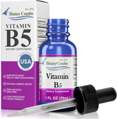 HoneyCombs Liquid Vitamin B5 Extract 50mg front view