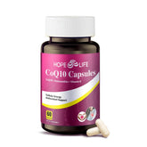 HOPE LIFE CoQ10 200mg Capsules front view with packaging