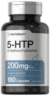 Horbäach 5-HTP 200mg capsules front view