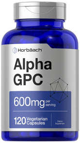 Horbäach Alpha GPC Choline Supplement front view of packaging