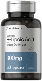 Horbäach Alpha Lipoic Acid 300mg capsules front view