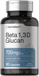 Horbäach Beta Glucan Capsules 700mg front view