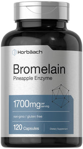 Horbäach Bromelain 1700mg Capsules front view