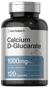Horbäach Calcium D-Glucarate 1000mg capsules front view