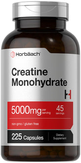 Horbäach Creatine Monohydrate Capsules front view