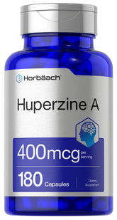 Horbäach Huperzine A 400 mcg capsules front view