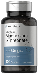 Horbäach Magnesium Threonate 2000mg capsules front view