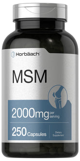 Horbäach MSM Supplement bottle front view